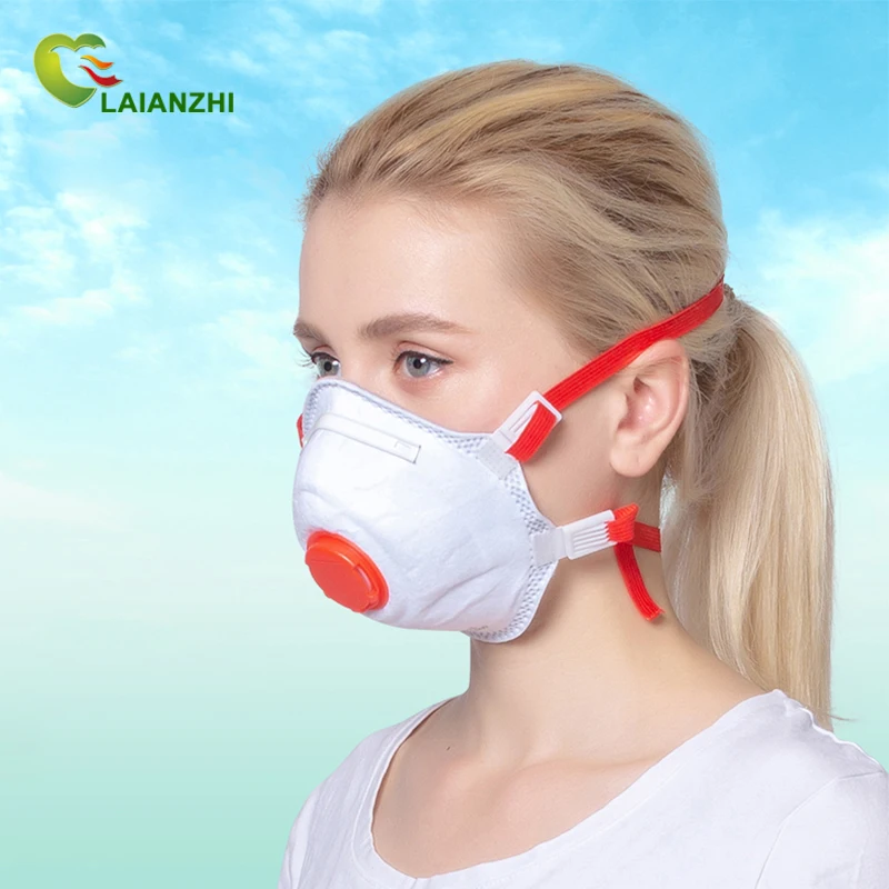 Hot sale facemask ffp3 cup mask disposable protection mask with breathing valve