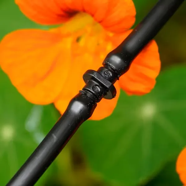 Sprinkler Irrigation 1/4 Inch Barb Tee Water Hose Connectors Drip System Pipe Tube Fitting Joiner For 4/7 MM Cable