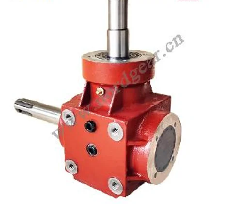 ND B0881 1000 RPM 1.4 to 1 Ratio Cast Iron Box Speed Reducer 90 Degree Right Angle Gearbox