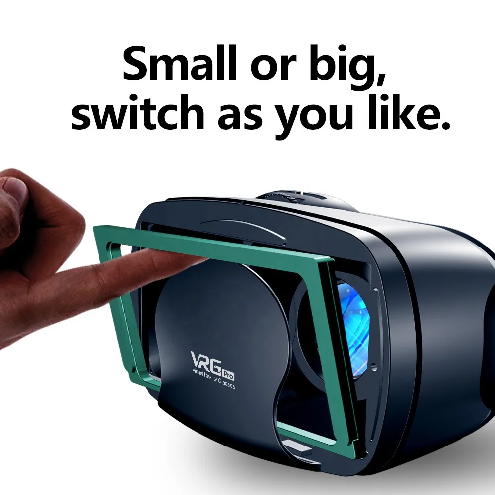 GTJ-vrx8pro 2022 New design Game Movie free vr headset vr / ar glasses all in one VR Glasses