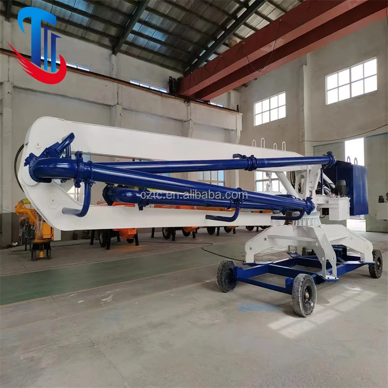 13m 15m 17m mobile spider concrete placing boom concrete spreader