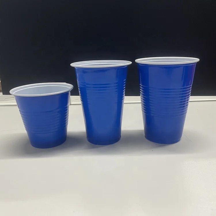 Hot sell 16oz Disposable Plastic Cups Customize Logo Takeaway Beverage cups PS Plastic Reusable Beverage Cup for Drinking Beer