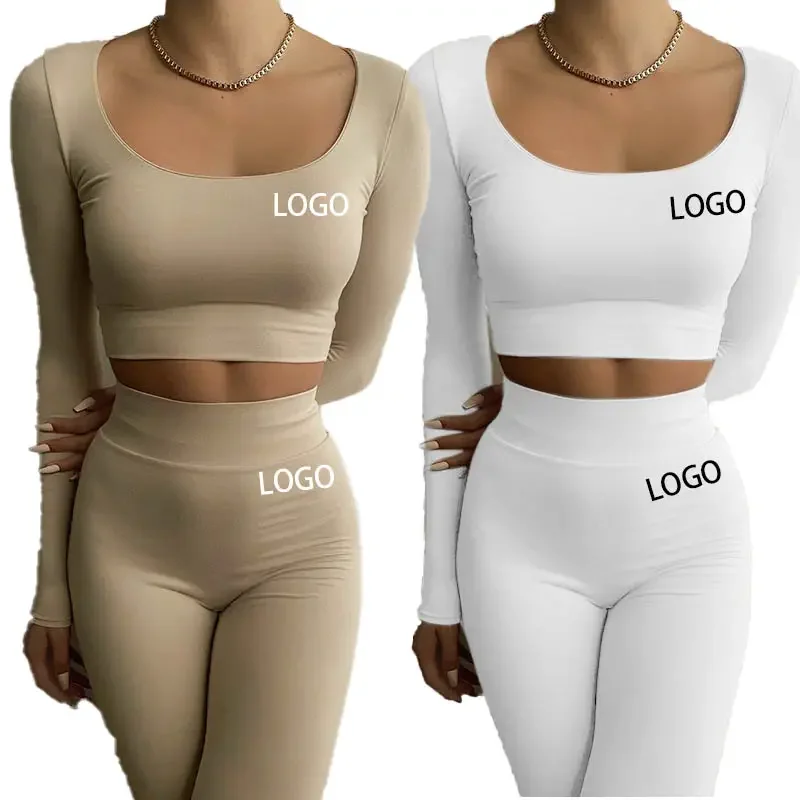 Best Price Custom Gym Fitness Set Women Eco Fabric Advanced Elasticity Yoga Set Gym Casual Activewear For Sports And Streetwear