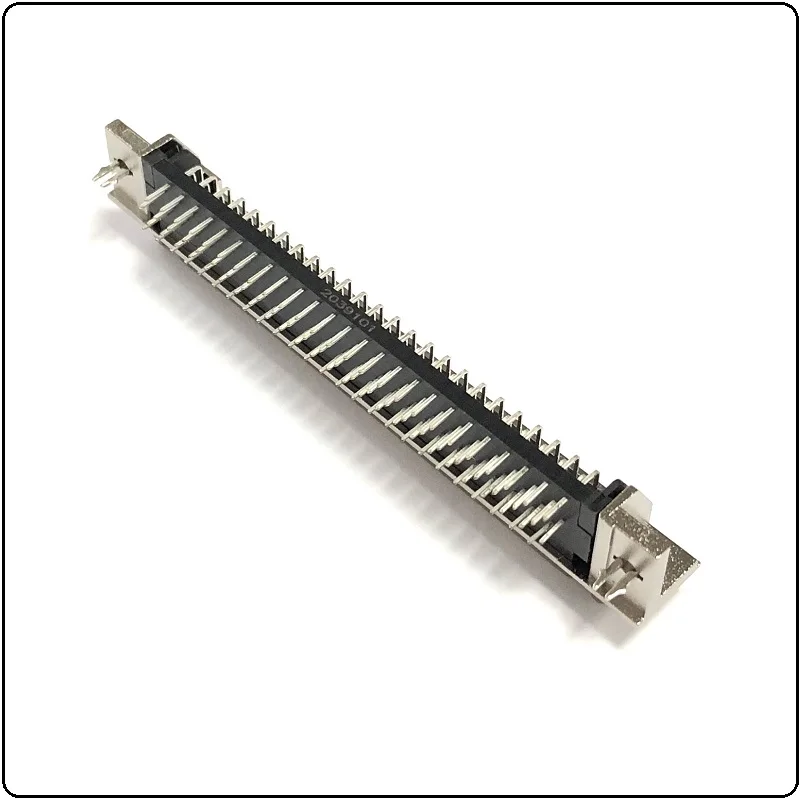 KinKuo SCSI 100Pin Female Connector DB 100pin Socket 1.27mm Right Angle DIP SCSI 100 Pin Female Connector for PCBA