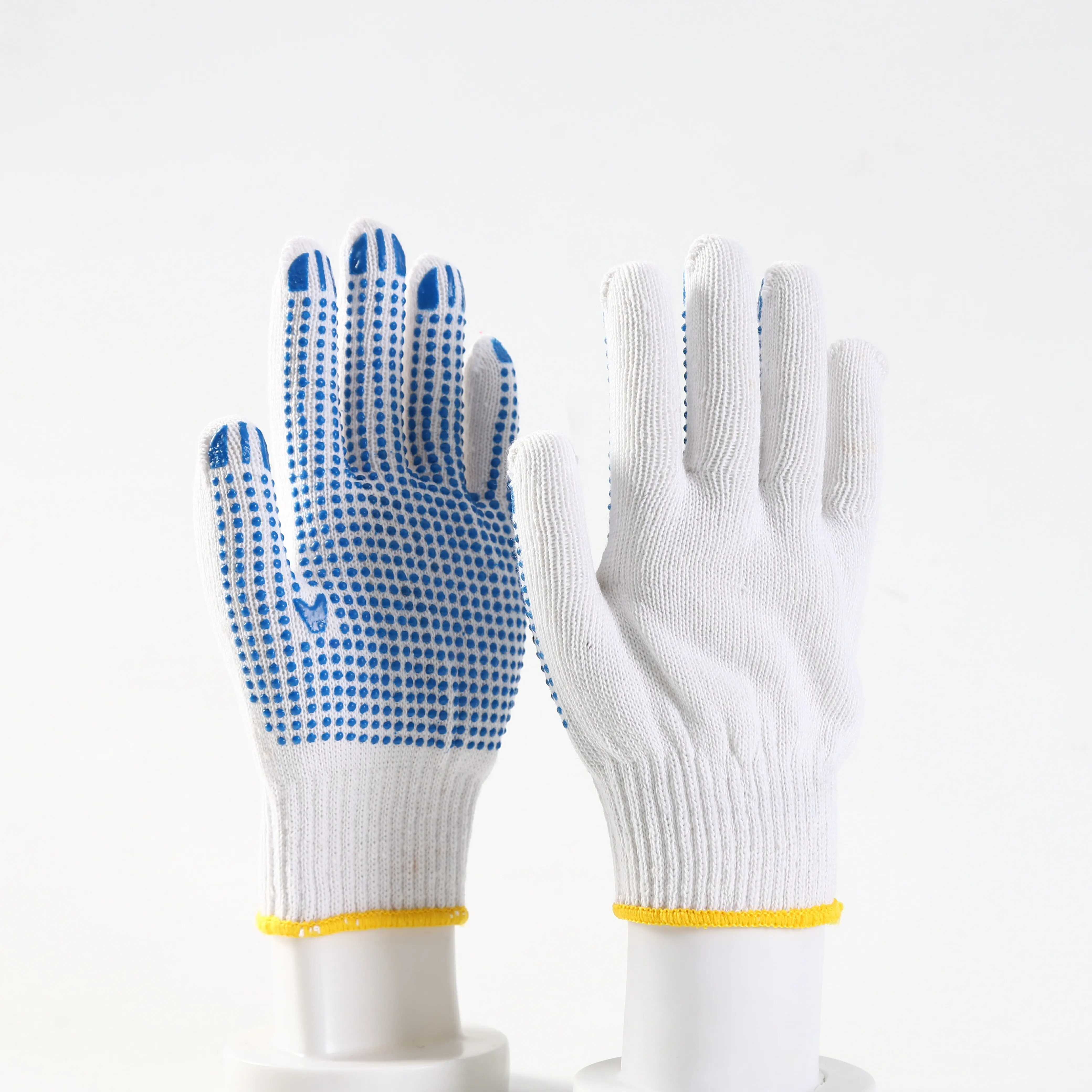 2024 Wholesale Price Cotton Dot Polka PVC DOTTED Gloves For Industry gardening