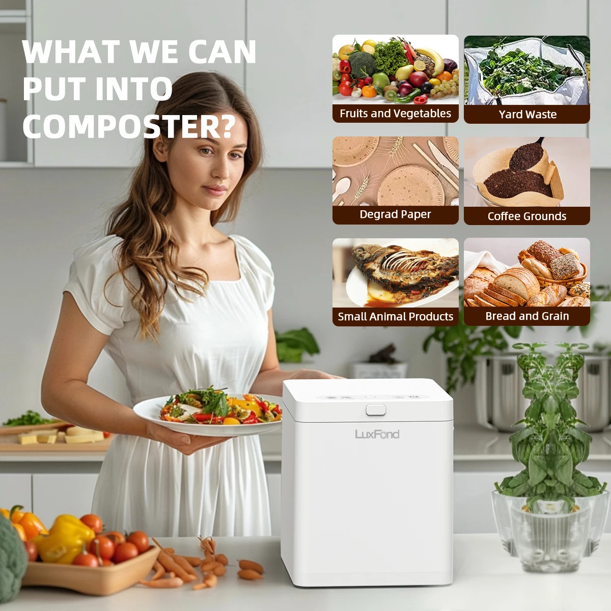 Bio-Waste Recycling System Compost Machine Manufacturers Food Waste Sorting and Mill Recycler Wholesale