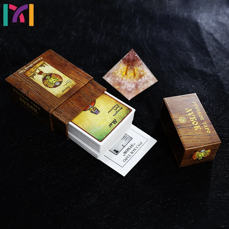 Custom Russia Design LOGO Poker Decks Game Waterproof Sample Bridge Printing Wholesale Paper in  Jack box