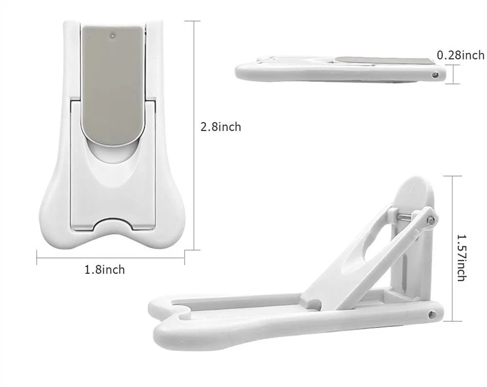 2 Counts Kids Baby Child Safety Proof Sliding Door Wardrobe Closets Cabinets Drawers Windows Stoppers Latches Locks