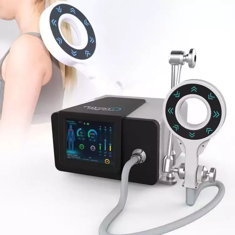 Portable physio magneto EMTT pulse extracorporeal magnetic transduction therapy pemf machine for sports injuries pain relief