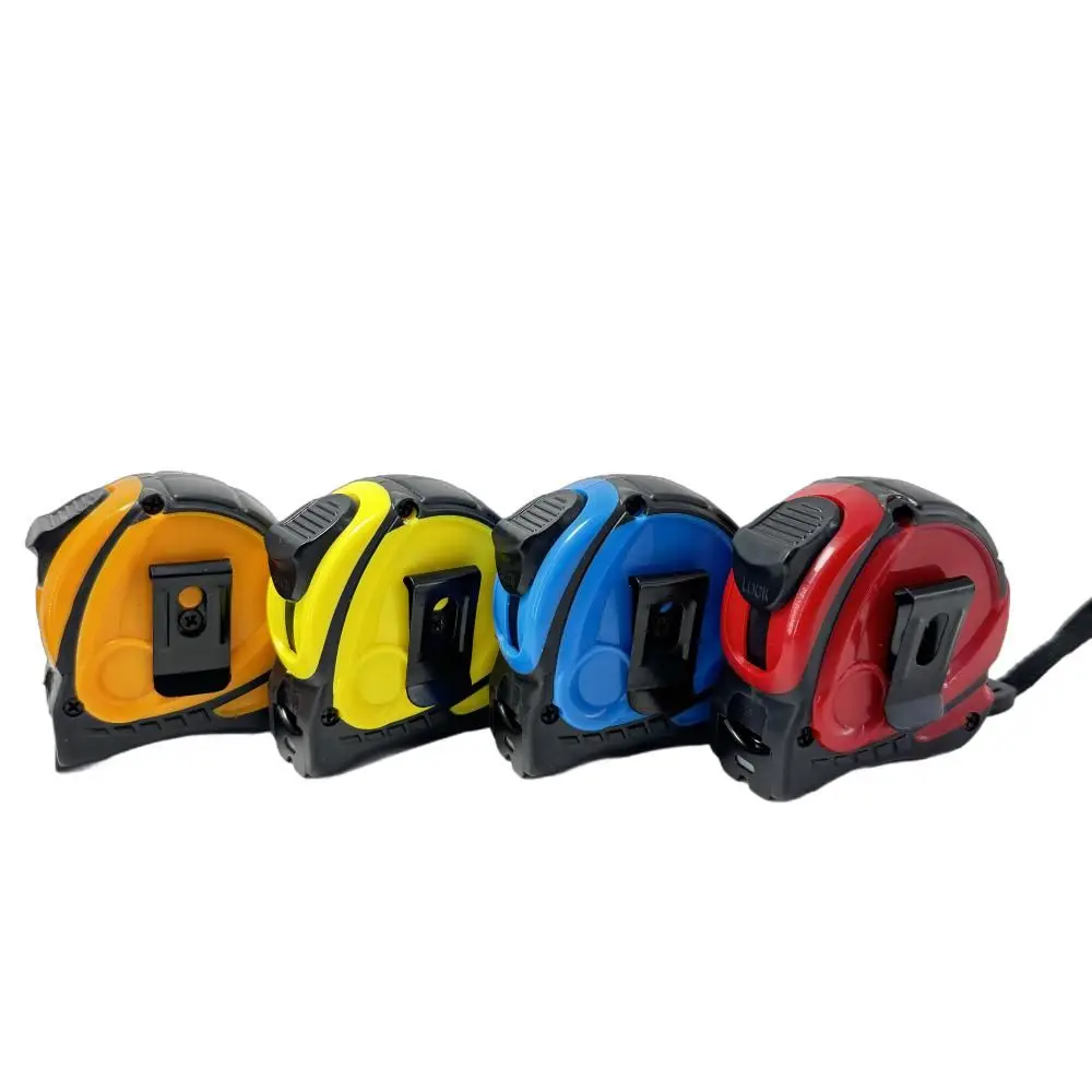DEWEN factory China Customized 3m 5m 7.5m 8m 10m Meter Retractable Measuring Tapes For Construction With Rubber Case