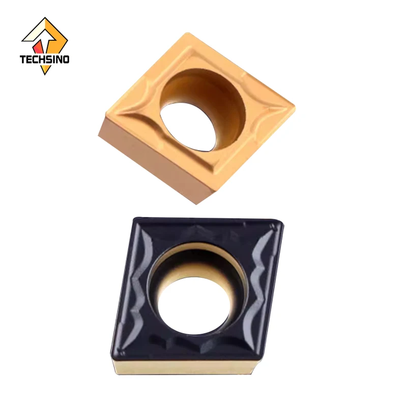 Chinese Zhuzhou Rhombic CNC Inserts CCMT09T304-HM YBC151 for Stainless Steel Internal Turning and Boring Applications