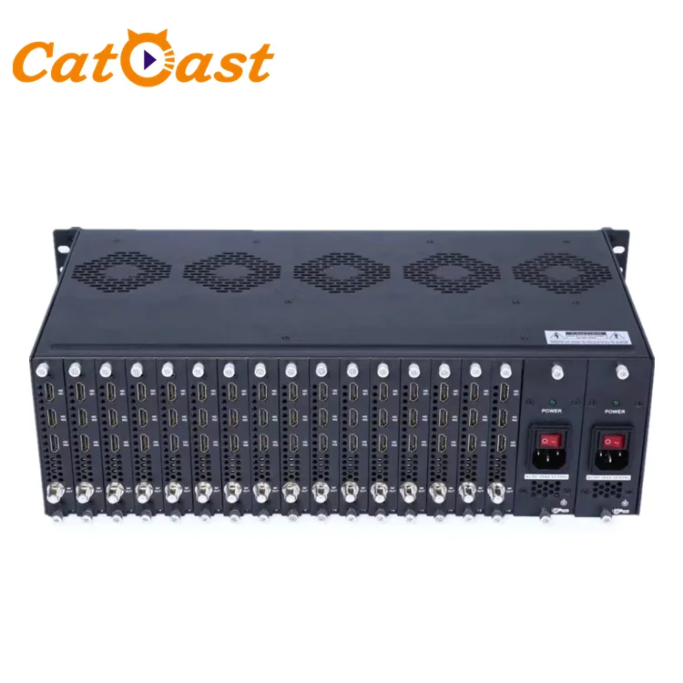  48 канальный HD MI к DVB-C DVB-T ATSC ISDBT дополнительный RF кодировщик