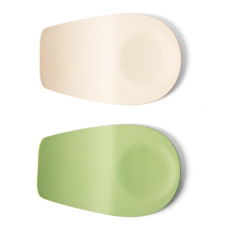 100% Customized Bamboo Fiber Melamine Salad Hands And Bamboo Salad Server Set