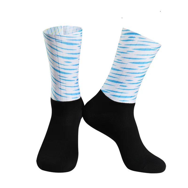 Wholesale Outdoor Sport Athenic Racing Cycling Socks Sport Sublimation Racing Bike Socks