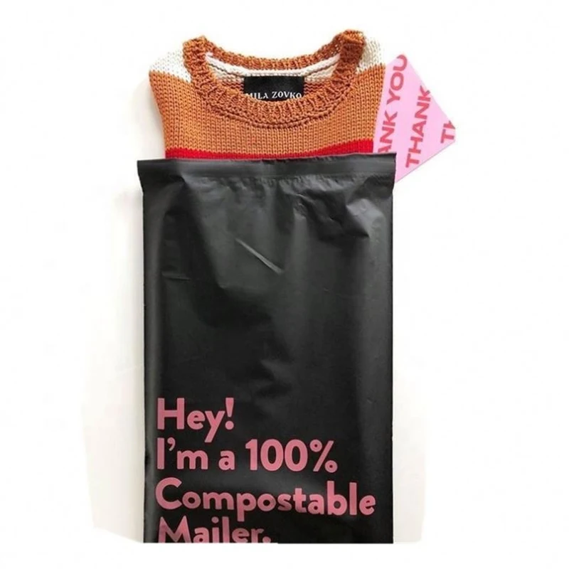 Customized Biodegradable Poly Mailer Large Mailing Bags for Custom Logo Plastic Padded Eco Friendly Clothes Packaging