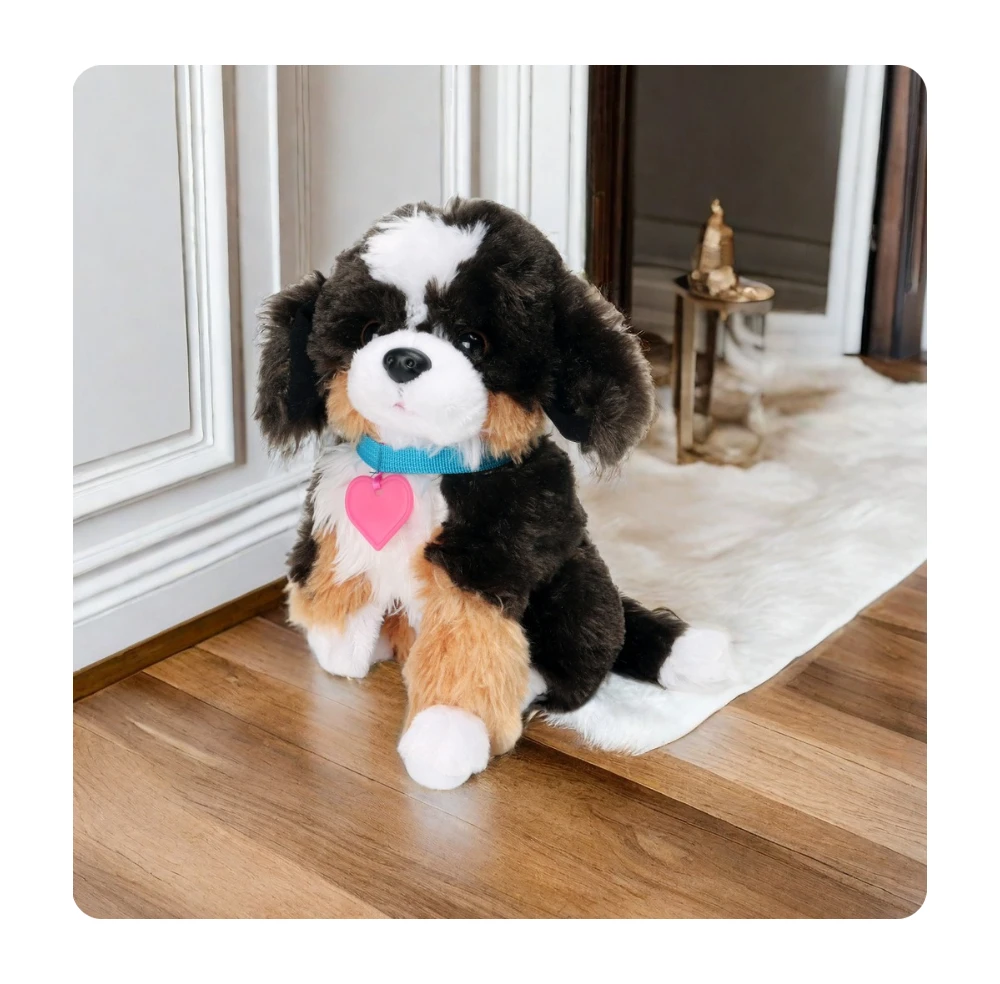 Multi color cotton electric plush to sing simulation minnie mouse stich puppy animal children electronic dog stuffed animals toy