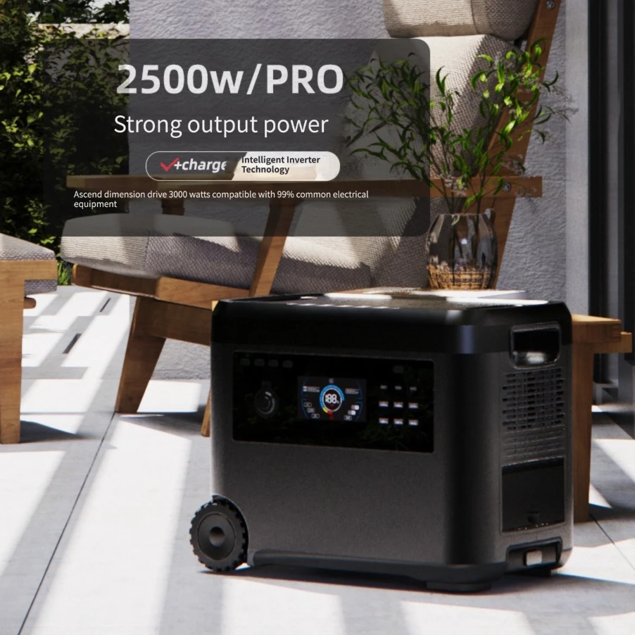 Kenengsen  portable power station   Wholesale battery 2500w  rechargeable outdoor solar lifepo4 life power BTU power convenient