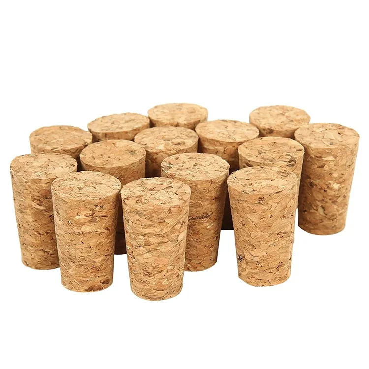 Wholesale Customized Bottle Jar Soft Wooden Stopper Lid Wooden Cork Stopper Natural Wine Corks Wood Corks for Beer Bottles