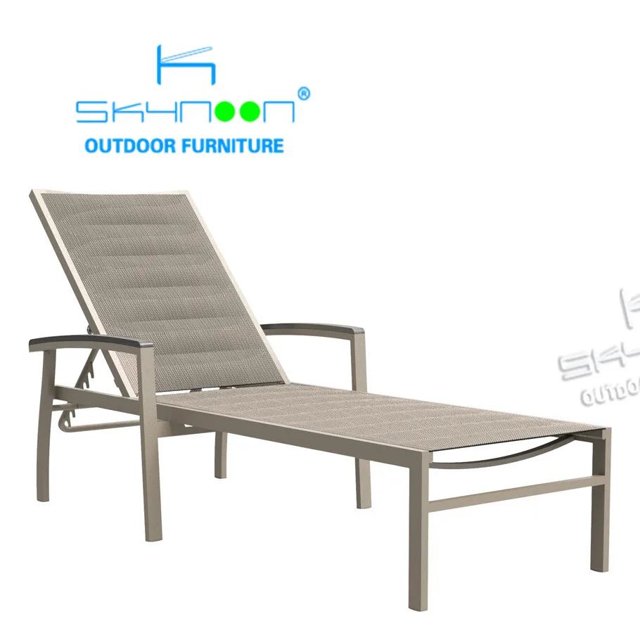 plastic beach sunbed beach chair sunbed outdoor furniture Luxury italy top furniture High quality poolside beach sunbed(53018)