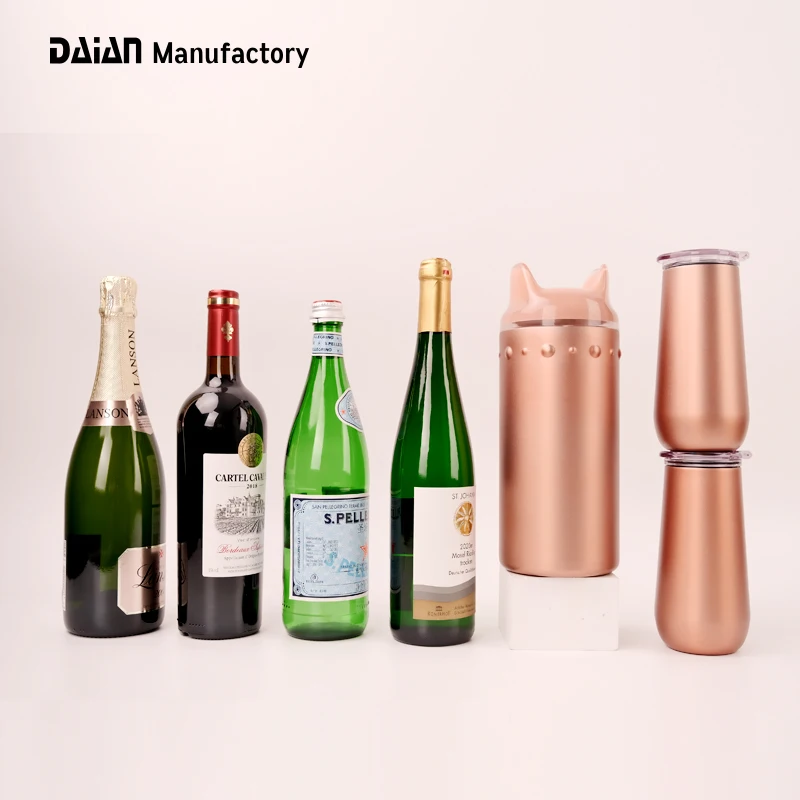 DAIAN 2022 новые продукты CATIAO Дизайн Двойная стенка вакуумный подходит для бутылок 750 мл охладитель льда шампанское винное ведро