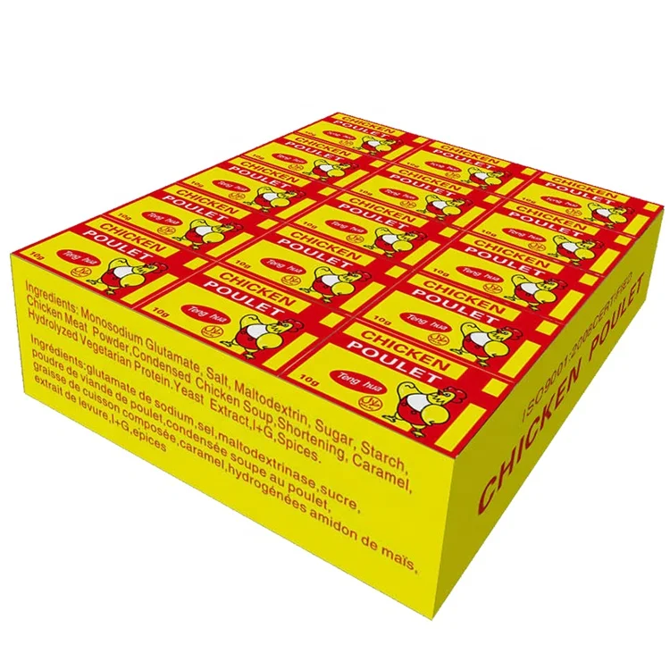 
4G*25CUBES*80BAGS/CTN AFRICA HALAL CHICKEN BOUILLONSEASONING 