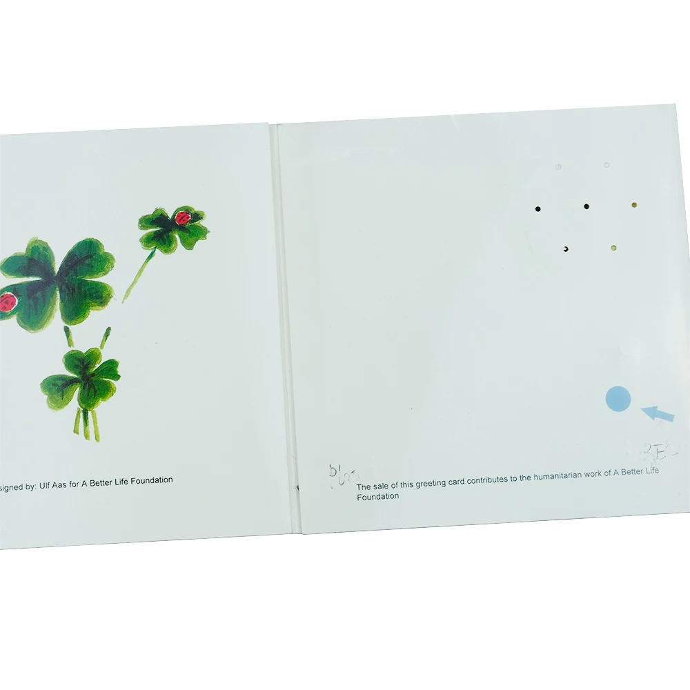Audio custom sound greeting card with sound module music card_