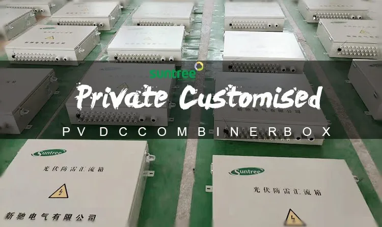 suntree 1-6 String lightning protection cabinet junction box pv combiner box with disconnecting switch