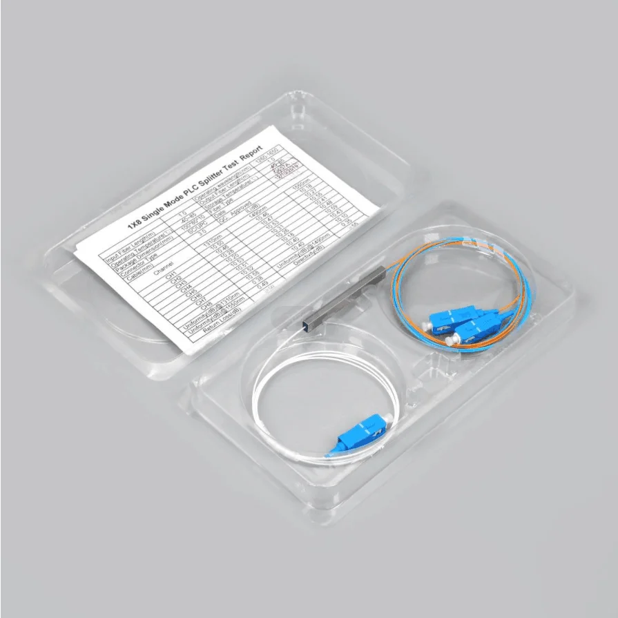 Chinese Factory Price SC UPC PLC 1/161/8 UPC APC  Fiber Optic Splitter With High Quality