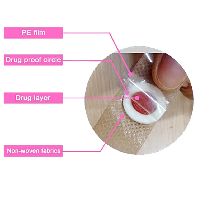 OEM Service Warts Removal Plaster Remover Pads