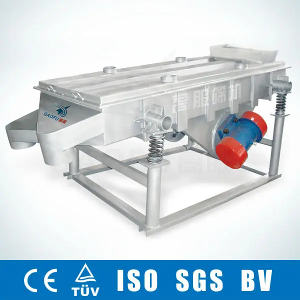 1 deck carbon steel stone vibrating screen machine