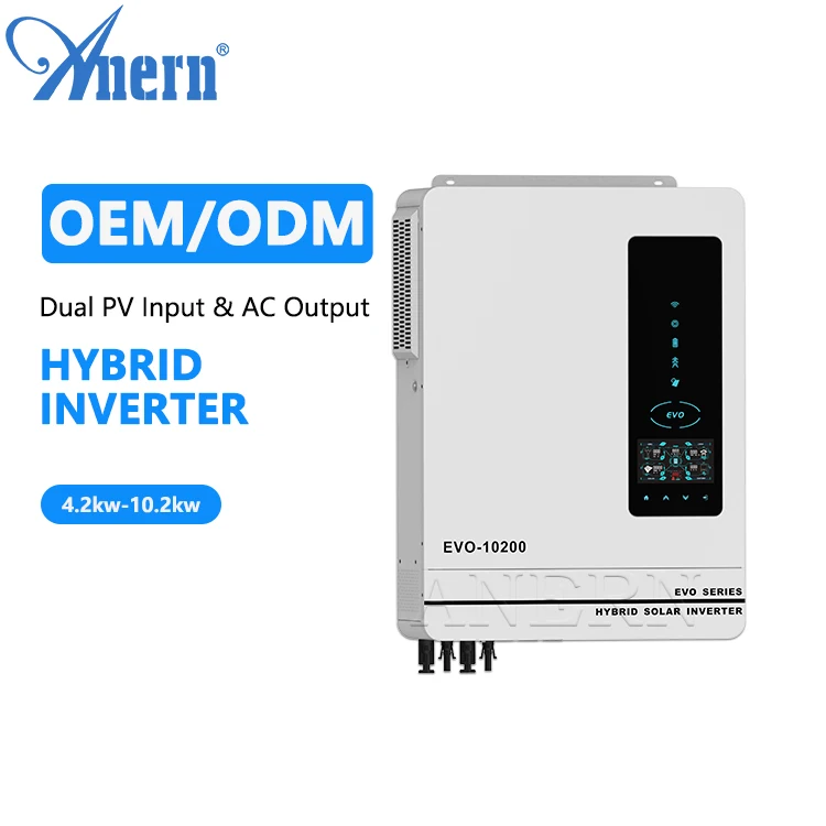 Anern сплит-фаза 120 В 240 dc 10000 Вт 5 кВ солнечный гибридный инвертор на с зарядным устройством