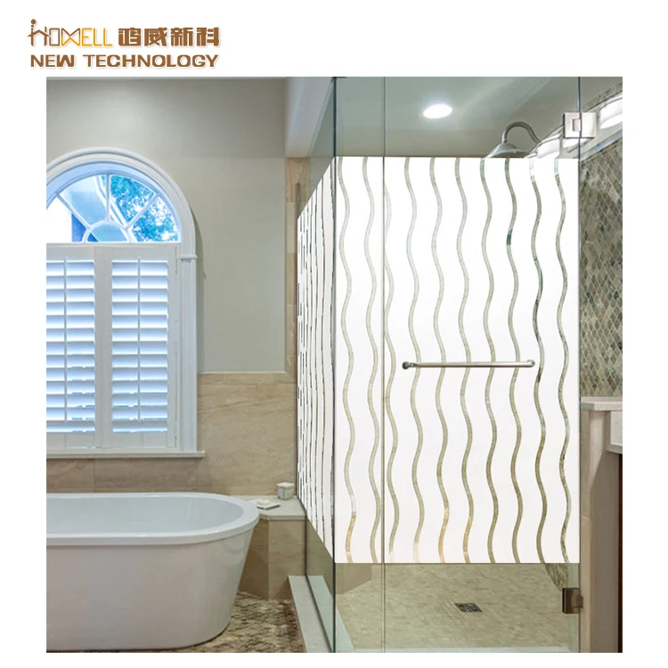Decorative Glass Film Stained Glass Film With Pattern Non Transparent Window Film