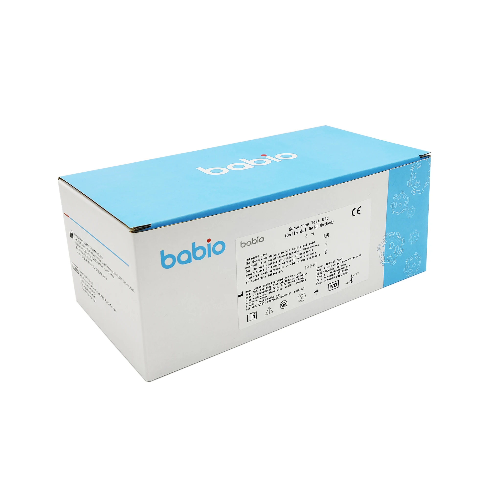 Manual Gonorrhea Test Kit in Plastic Material Pathological Analysis Equipment