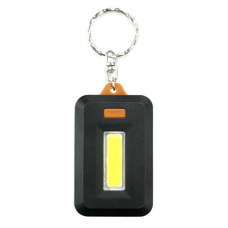 Promotional Gift Lamp AAA Battery Portable Pocket EDC Mini COB Keychain Torch Light Flashlight