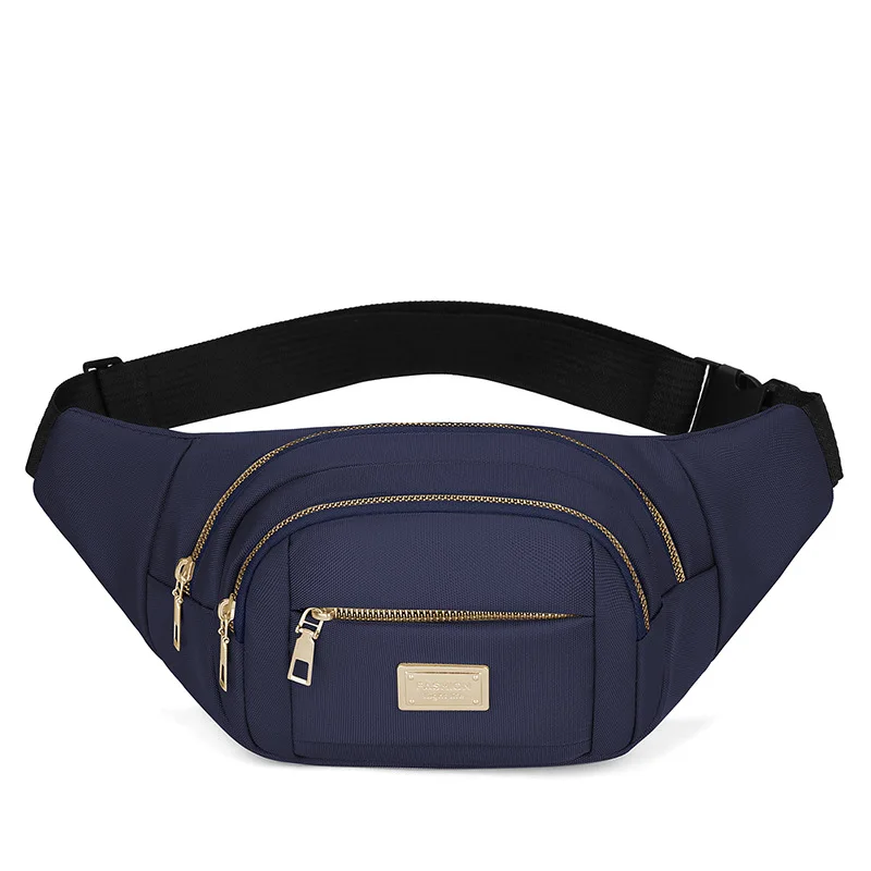 Wholesale Trendy Unisex Oxford Cloth Large Capacity Sports Waist Bags Multi-functional Mobile Phone Fanny pack