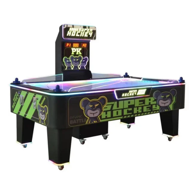 air Hockey Table Coin Operated Super Hockey Machine Arcade Family Amusement Game