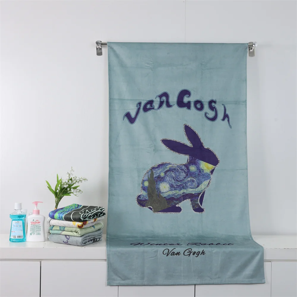 Gahumi REPT personalised 420gsm beach towel Competitive price industrial 6ft sand beach towel bulk