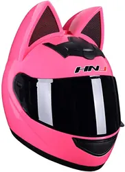 High-Strength Abs Professional Cat Ear Full Face Helmet Casco Depredador Predator Helmet Motorcycle Helmets