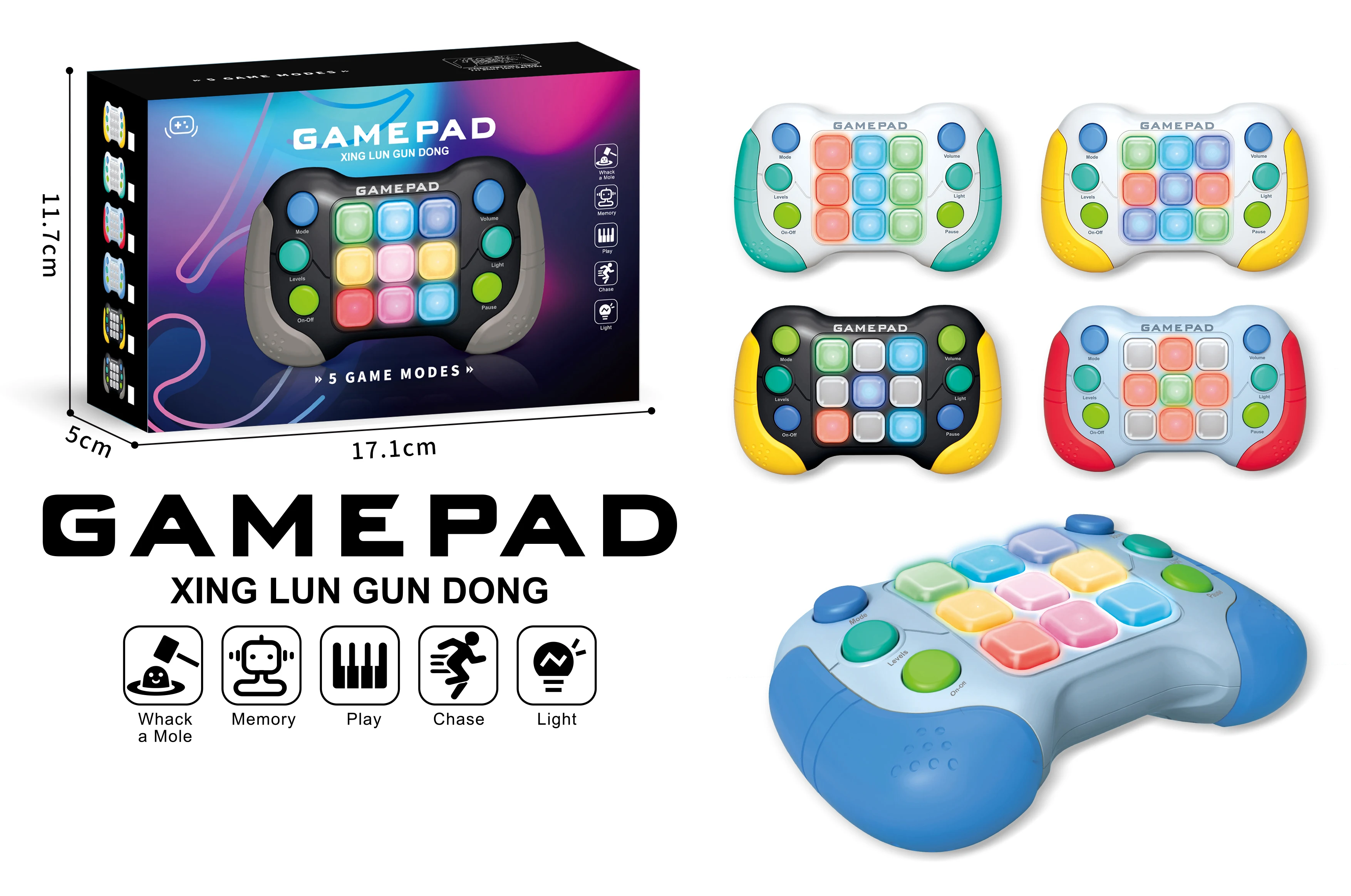 2025New Fidget Toys It Game электронная игровая консоль Быстрый Push-головоломка игровой автомат
