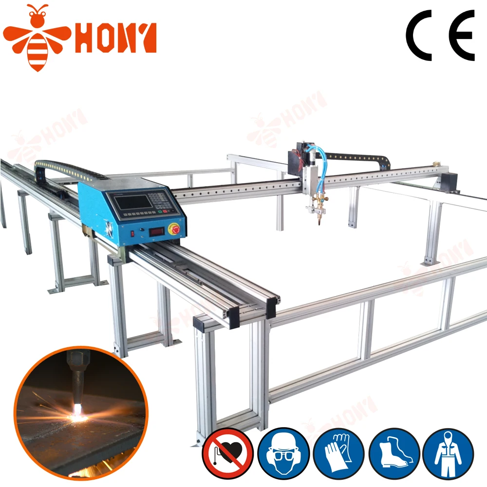 HBPG - 1800 2500 3500 cnc plasma cutter mini gantry portable used cnc plasma cutting machines