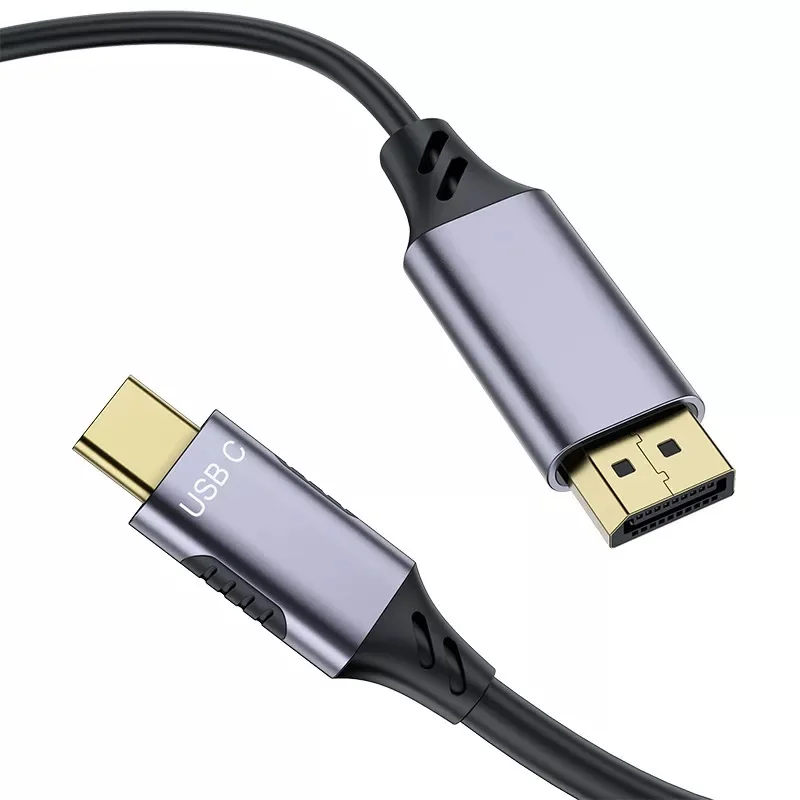 Male to male Type c to DP HD DisplayPort cable audio and video adapter 3.1 type c to dp 1.4 cable 4K@60Hz 2K@144Hz Cable