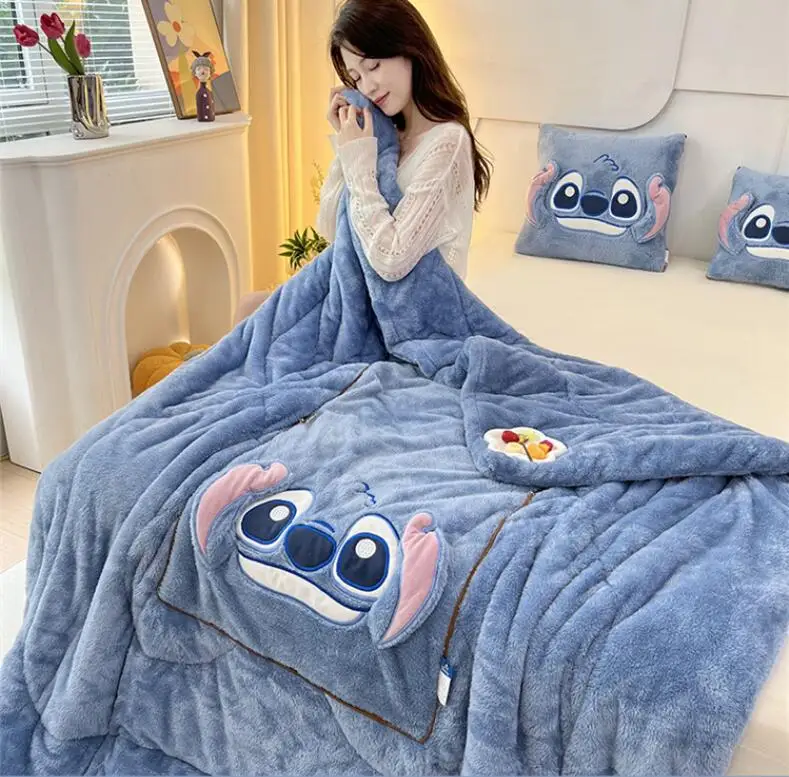 XUX Kawaii модный стежок одеяло 145*190 см оптовая продажа зимнее мягкое для сна в полдень