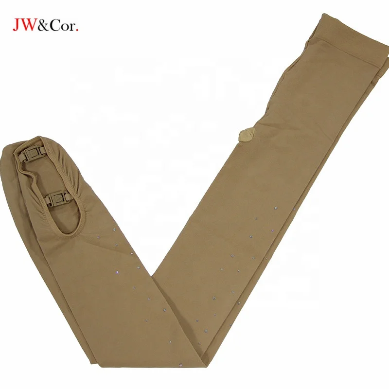 JW Over the boot Skating Tights with Rhinestones