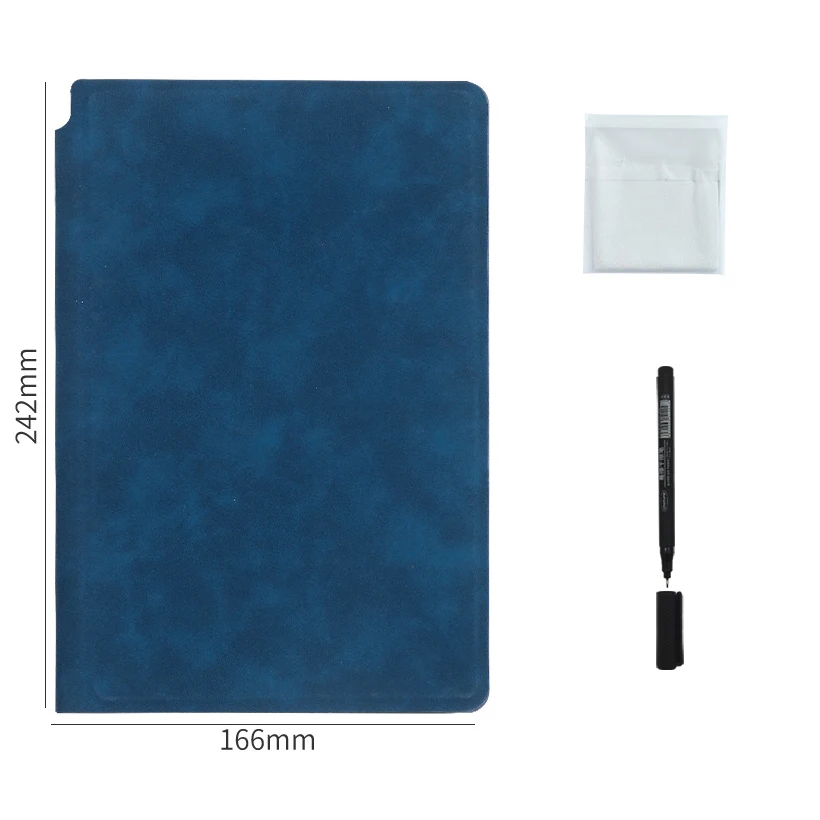 Wholesale Memo Student Draft Planner Waterproof Reusable Writing Smart Notebook With White Board Marker Pen