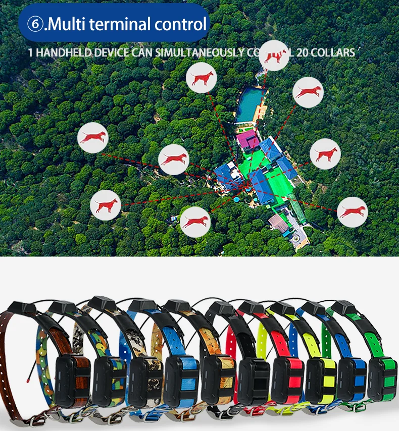 Водонепроницаемый gps собака чип имплант один привод два VHF/4g трансивер трекер 4g
