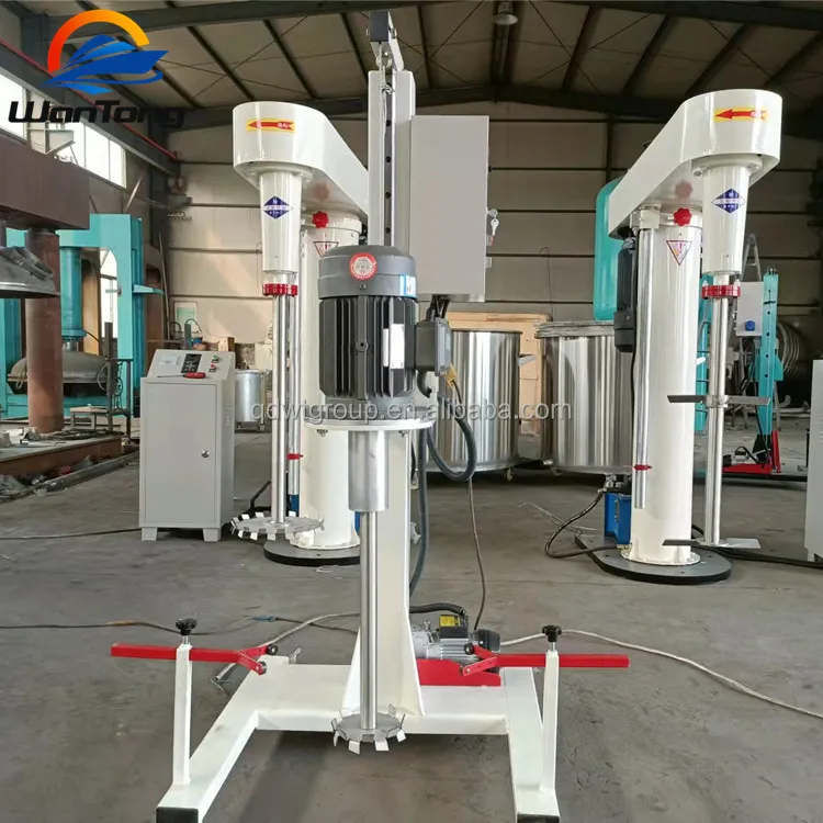hydraulic lift high speed disperser mixer for glue,ink