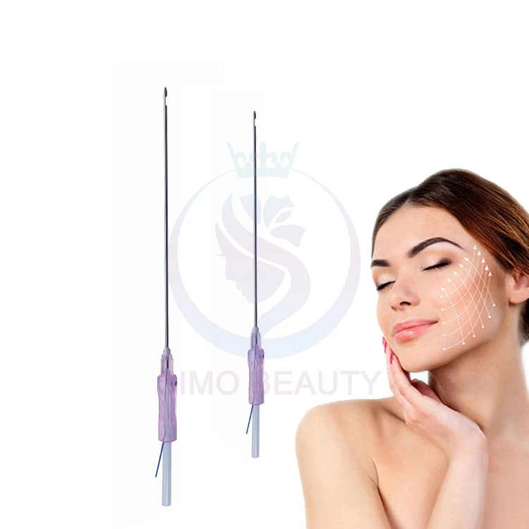 Facial lifting thread lift medical Facelifting 3d\/4d PDO 3d 4d cog absorbable for wholesales