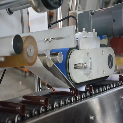 MT-300 Automatic Medicine Syringe Ampoule Label Applicator Tube Labeling Machine for Paper Test Bottle Tube