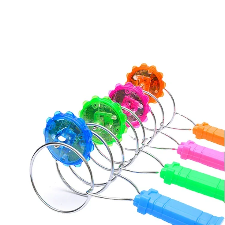 Magnetic Spinner Wheel Magic Spin LED Colorful Light Up Spinner YoYo Toys Gift for Kids