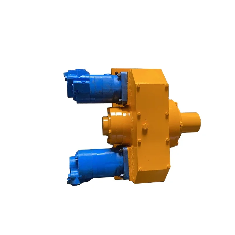 High-DTH Power Head for Water Well Drill Rig Hydraulic Excavator Rotary Hammer Compressor Connection Rock Drilling Equipment